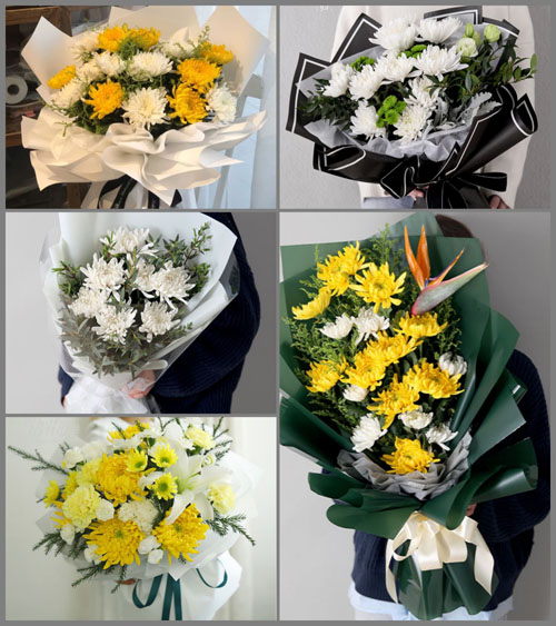 广西百色那坡县百省乡白事花束代送